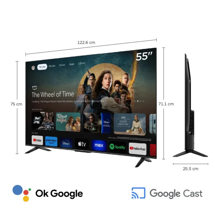 Televisor TCL Smart TV 55" QLED 4K UHD?