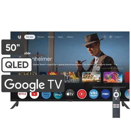 Televisor BLACKLINE QLED 50" UHD 4K Smart TV T6210QD
