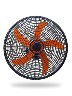 VENTILADOR DE 5 ASPAS DE PLASTICO 18" NARANJA