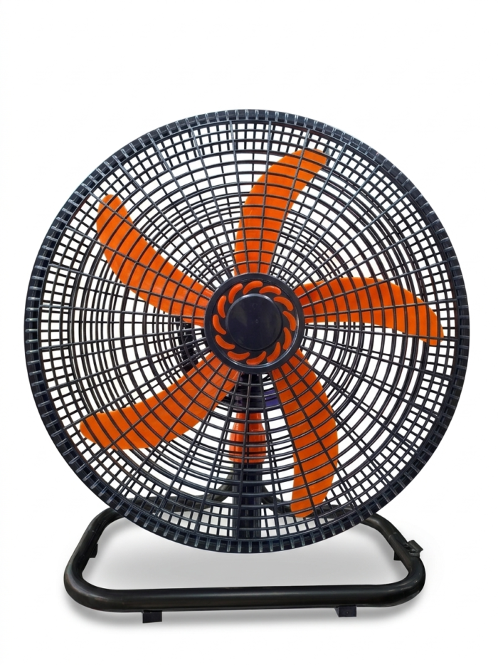 VENTILADOR DE 5 ASPAS DE PLASTICO 18" NARANJA
