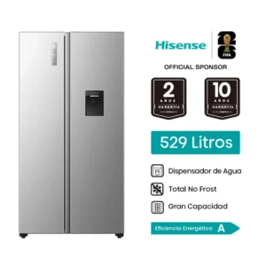 REFRIGERADORA HISENSE 529L RS3P558ESA