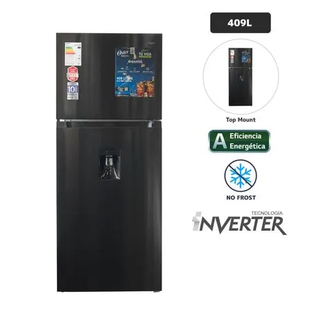 Refrigeradora OSTER 409L No Frost OS-PNFMI1502EBDI Negro