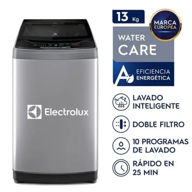 Lavadora Electrolux Carga Superior 13kg Premium Gris EWIW13F2USVG