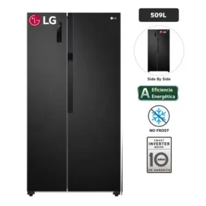 Refrigeradora GS51MPD 509L Multi Air Flow Side By Side Negro LG