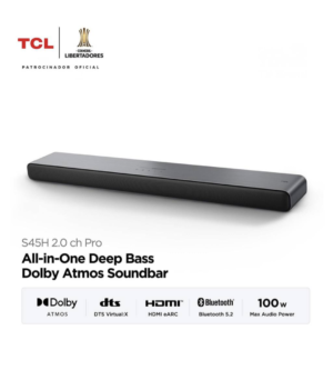 SOUND BAR BLUETOOTH S45H 2.0 CHANNEL - 100W