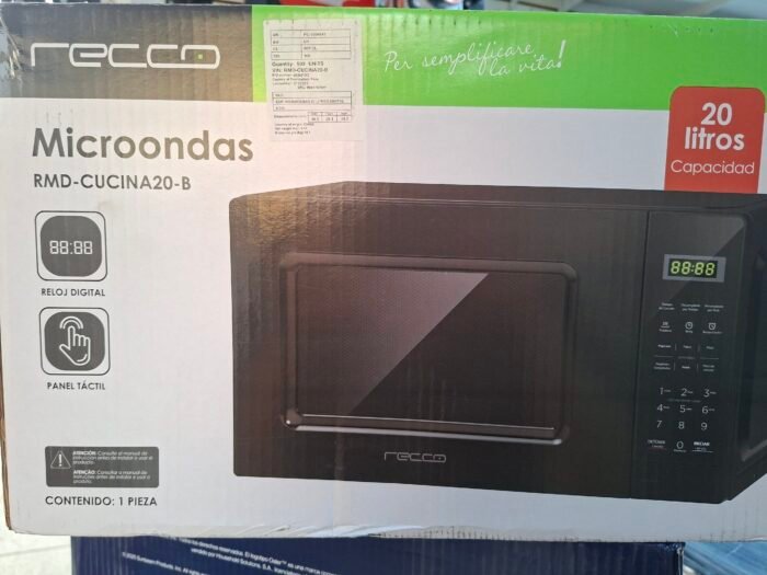MICROONDAS RECCO RMD CUCINA2O-B 20 LITROS