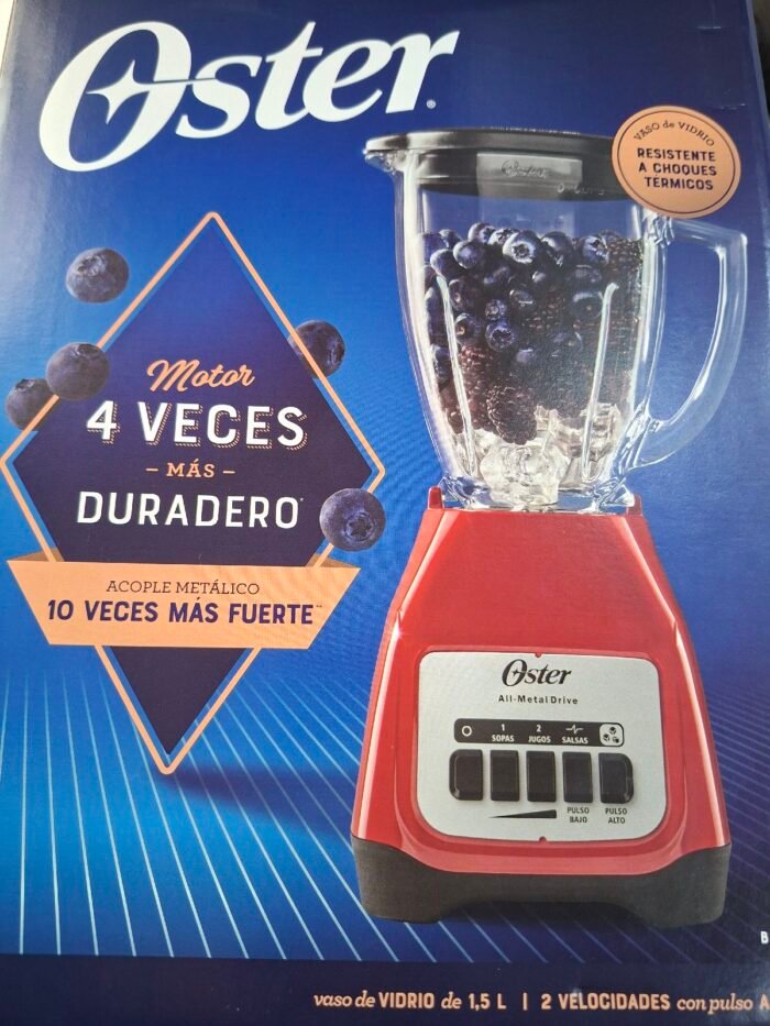 LICUADORA CLASICA OSTER  ROJA BLSTKAG-RPB